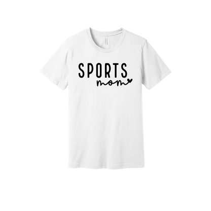 Sports Mom Apparel — white adult-tee front