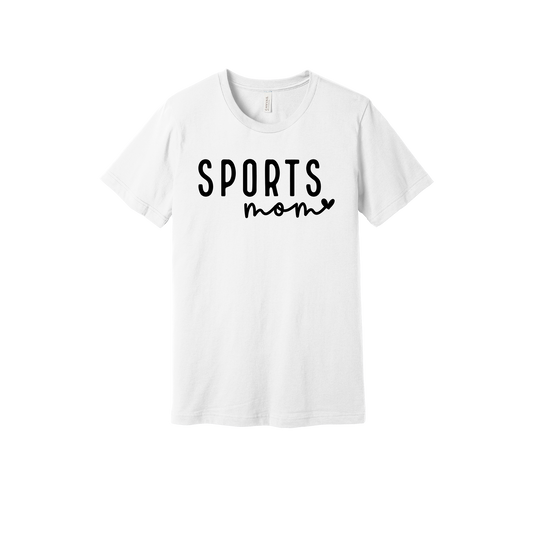 Sports Mom Apparel — white adult-tee front