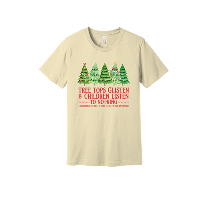Tree 3 Apparel — tan adult-tee front
