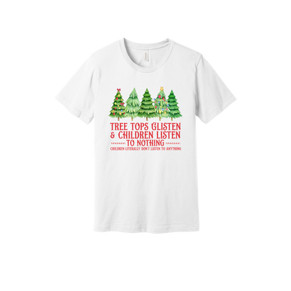 Tree 3 Apparel — white adult-tee front