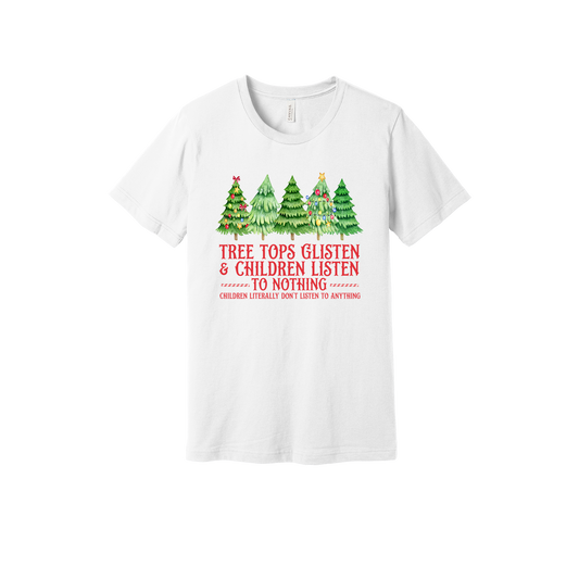 Tree 3 Apparel — white adult-tee front