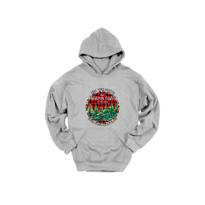 Tree 2 Apparel — gray adult-hoodie front