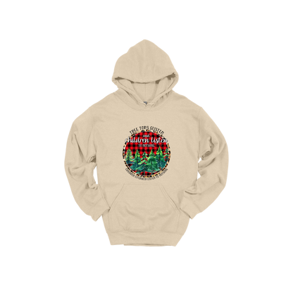 Tree 2 Apparel — tan adult-hoodie front