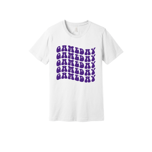 Game Day Wave Apparel - white adult-tee front