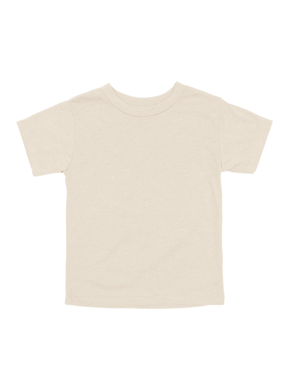 Custom toddler Bella + Canvas jersey T-shirt in natural