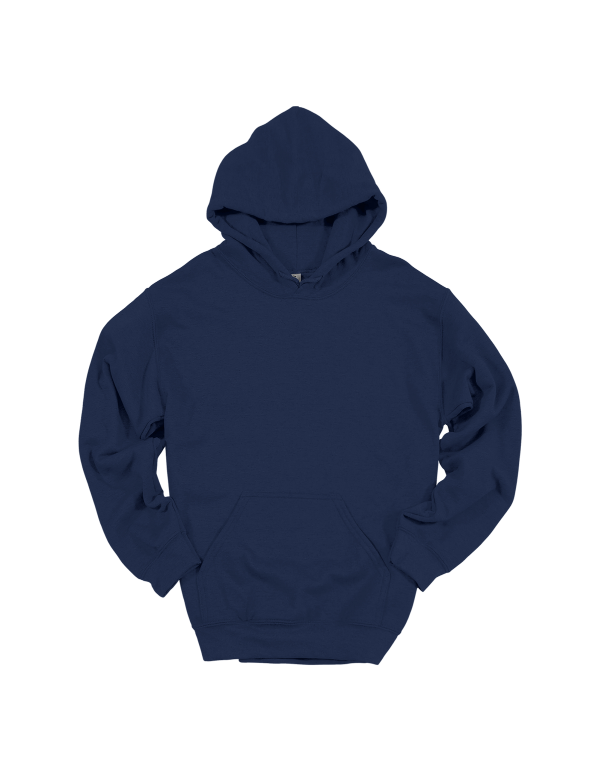 Custom adult Gildan hoodie in Navy