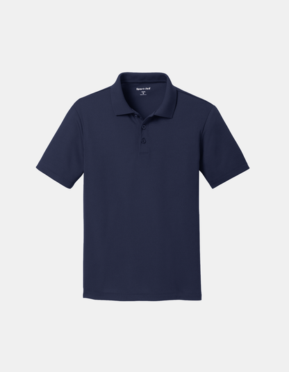 Custom Sport-Tek youth polo in Navy