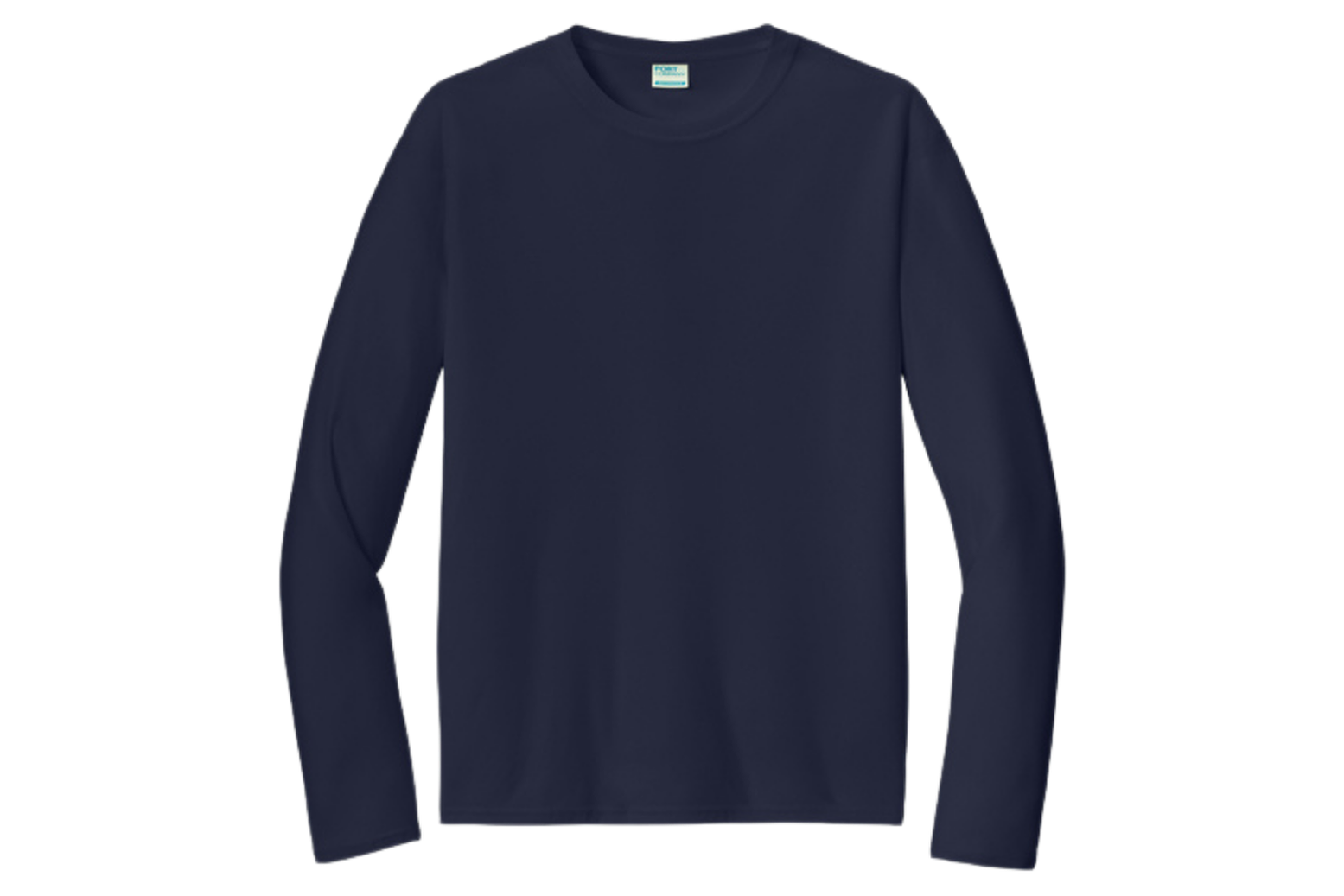 Port & Company performance long-sleeve shirt in Navy