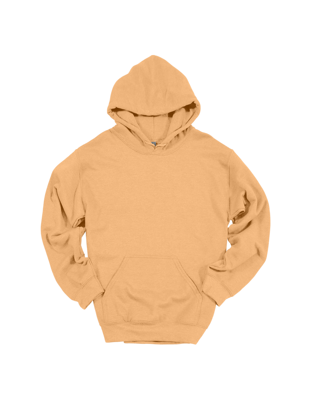 Custom adult Gildan hoodie in Old Gold