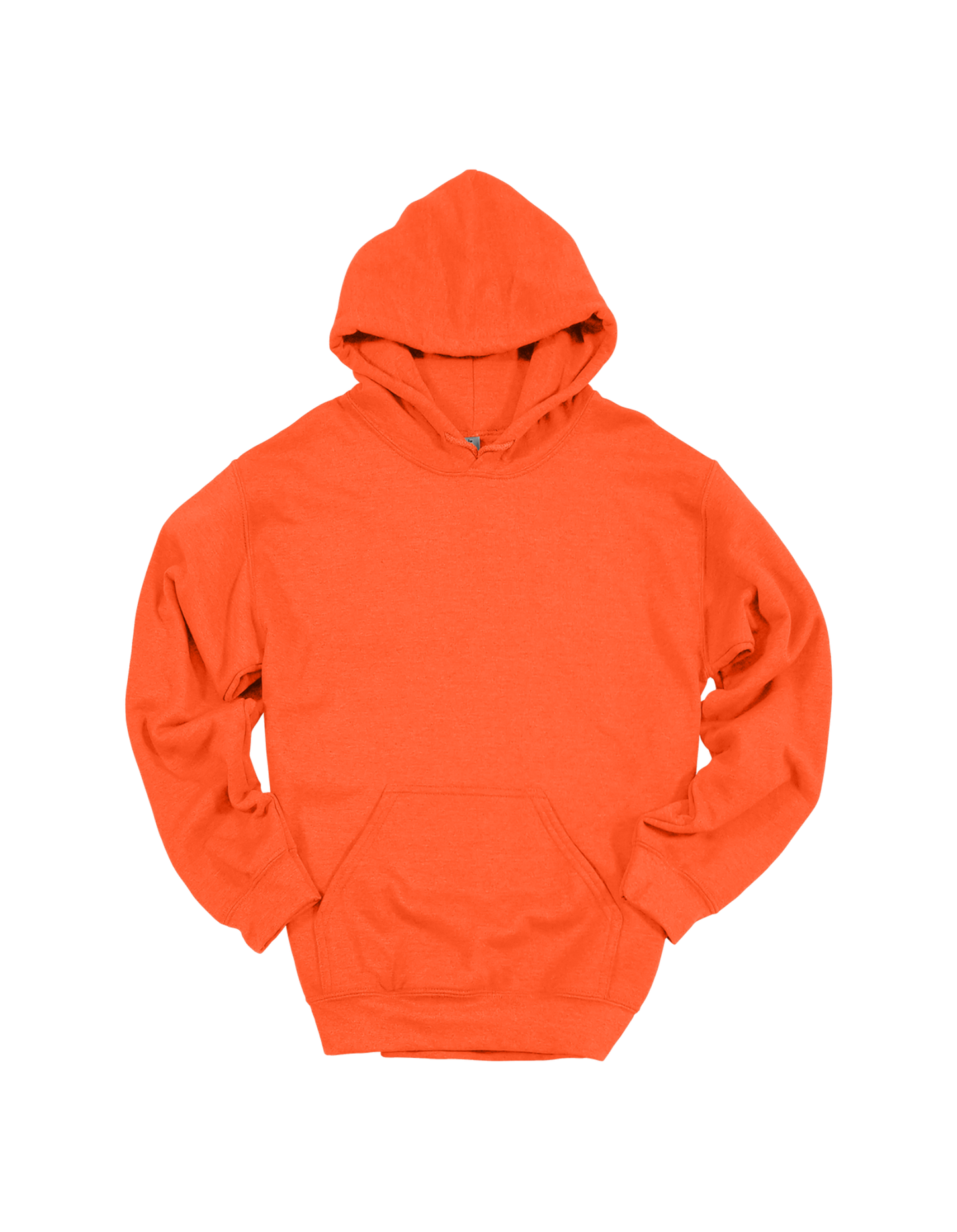 Custom youth Gildan hoodie in Orange