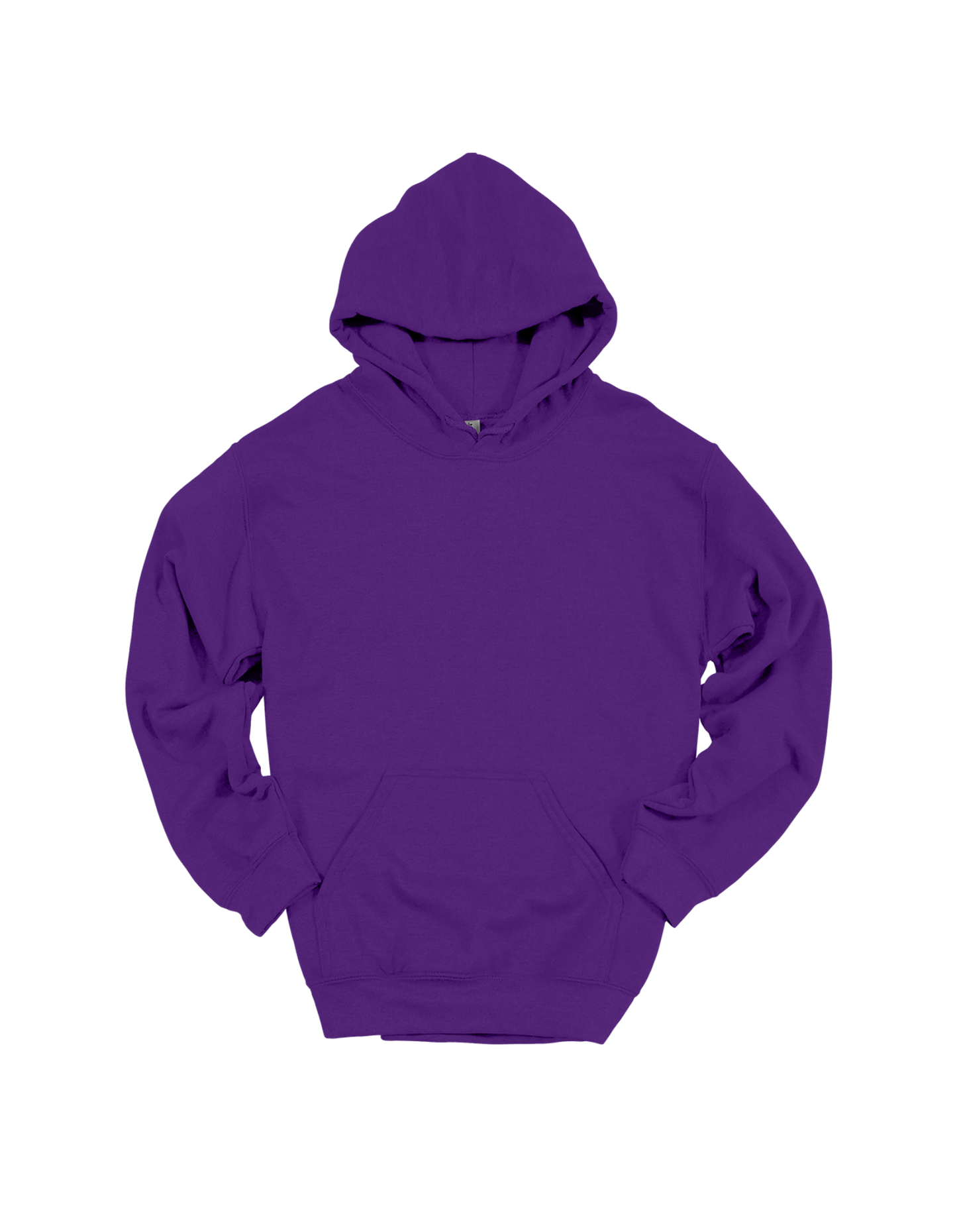 Custom adult Gildan hoodie in Purple
