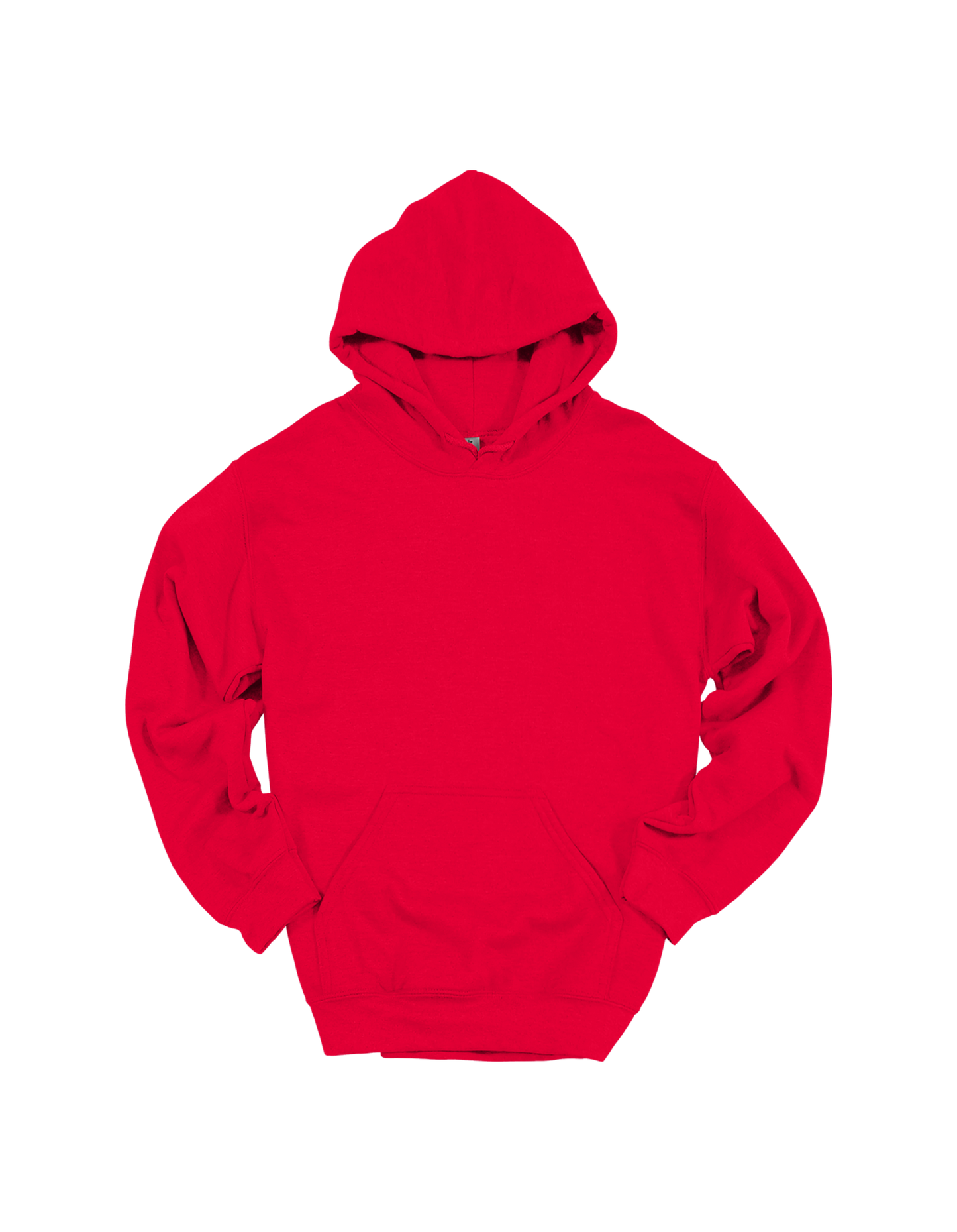 Custom adult Gildan hoodie in Red
