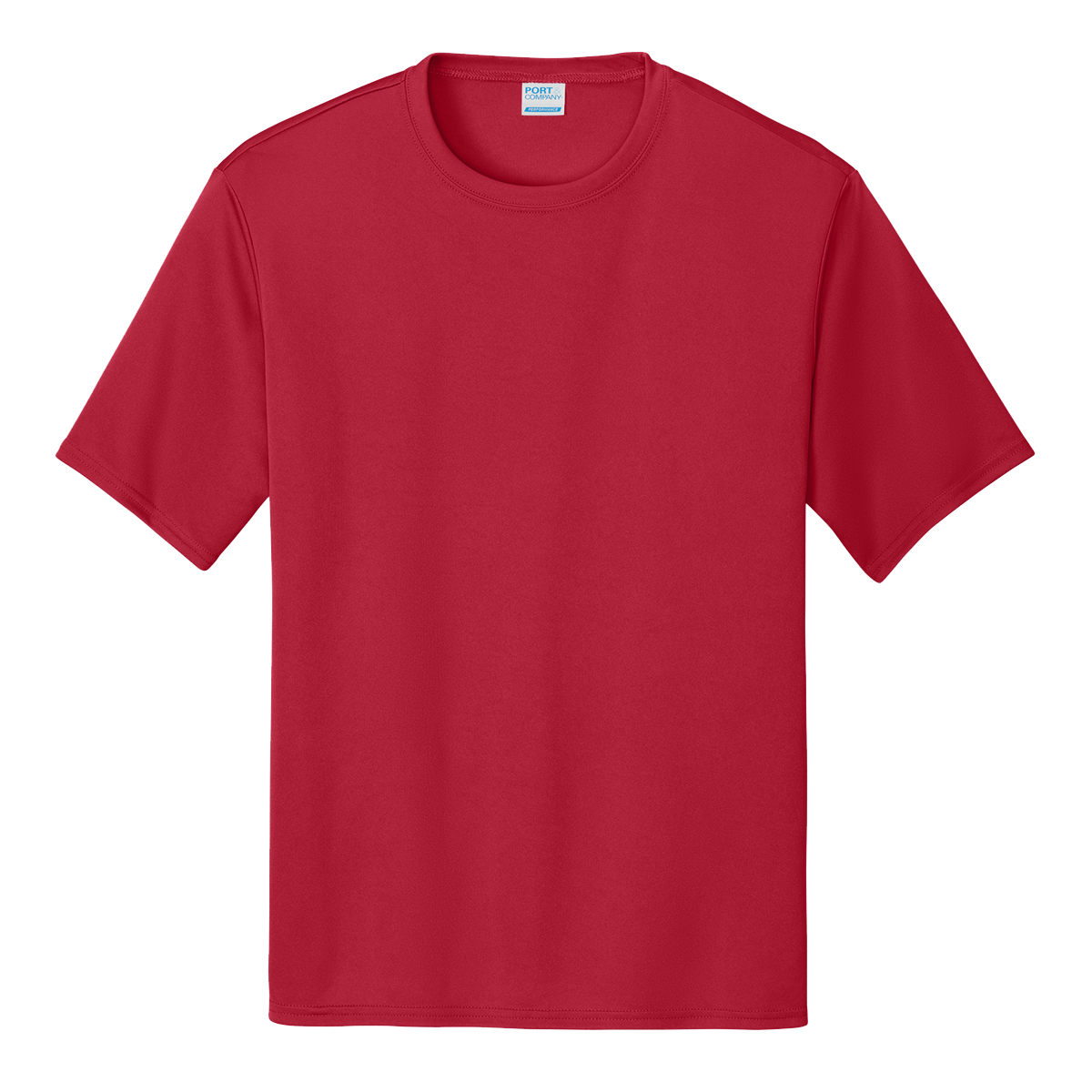 Port & Company performance T-shirt in Red