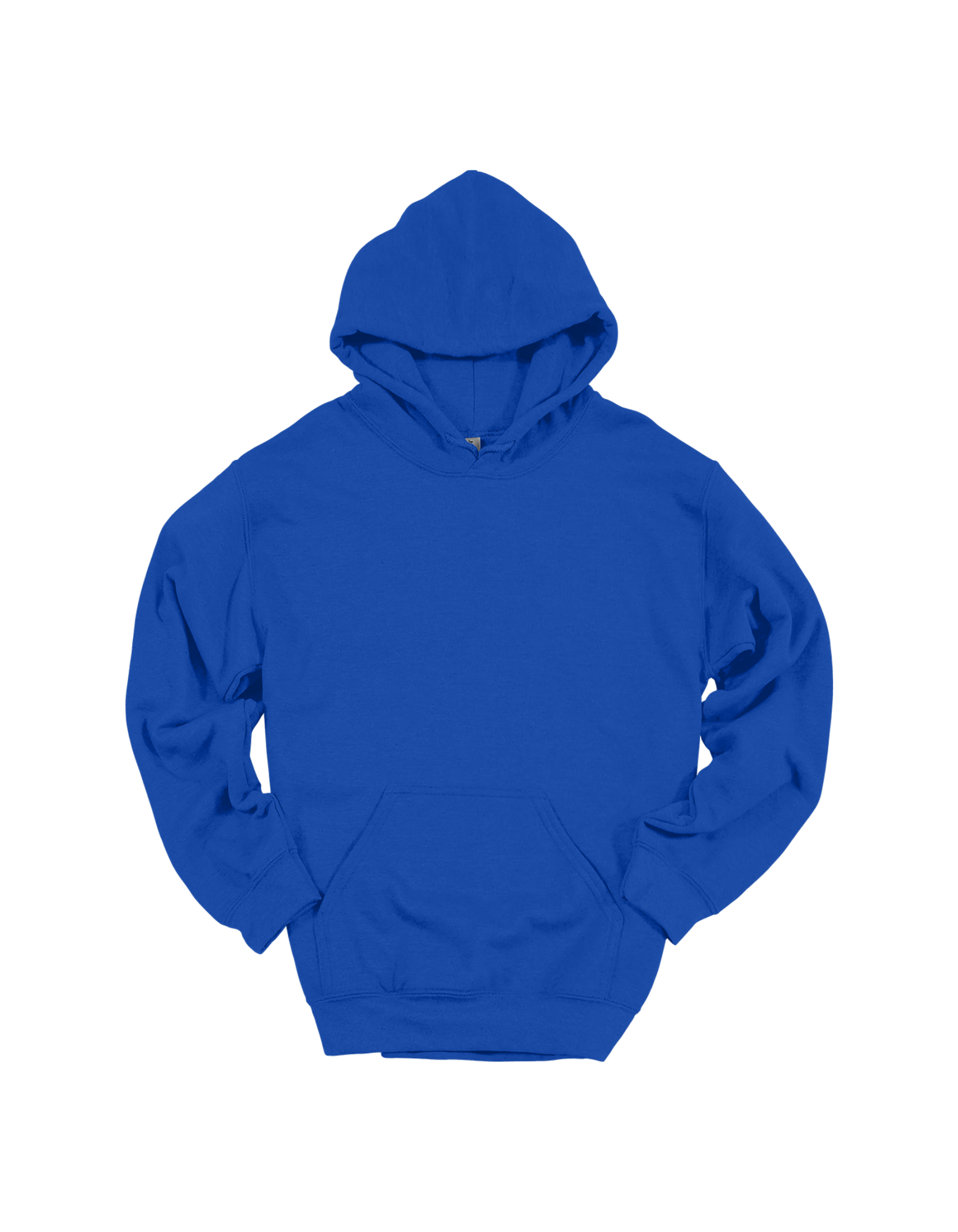 Custom adult Gildan hoodie in Royal Blue