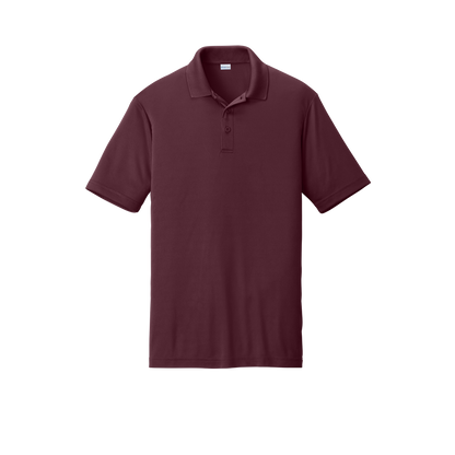 Custom men's Sport-Tek PosiCharge Competitor polo in Maroon, front view