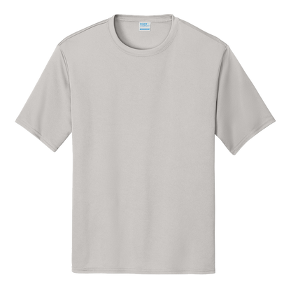 Port & Company performance T-shirt in Silver