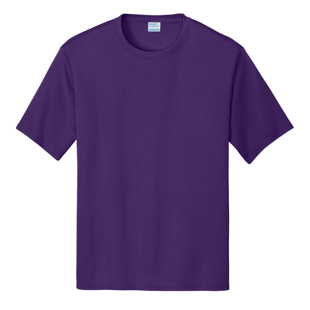 Port & Company performance T-shirt in Team Purple