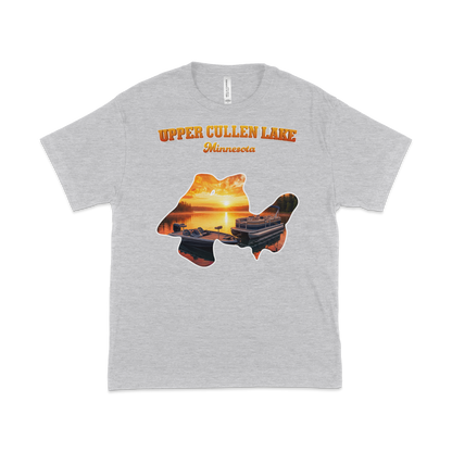 Upper Cullen Lake design on Heather Grey T-shirt