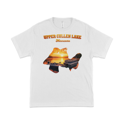 Upper Cullen Lake design on White T-shirt