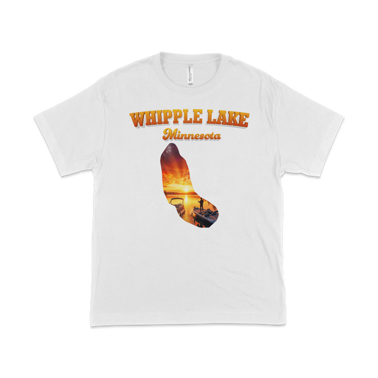 Whipple Lake design on White T-shirt
