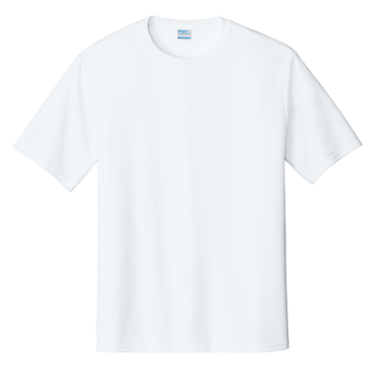 Port & Company performance T-shirt in White