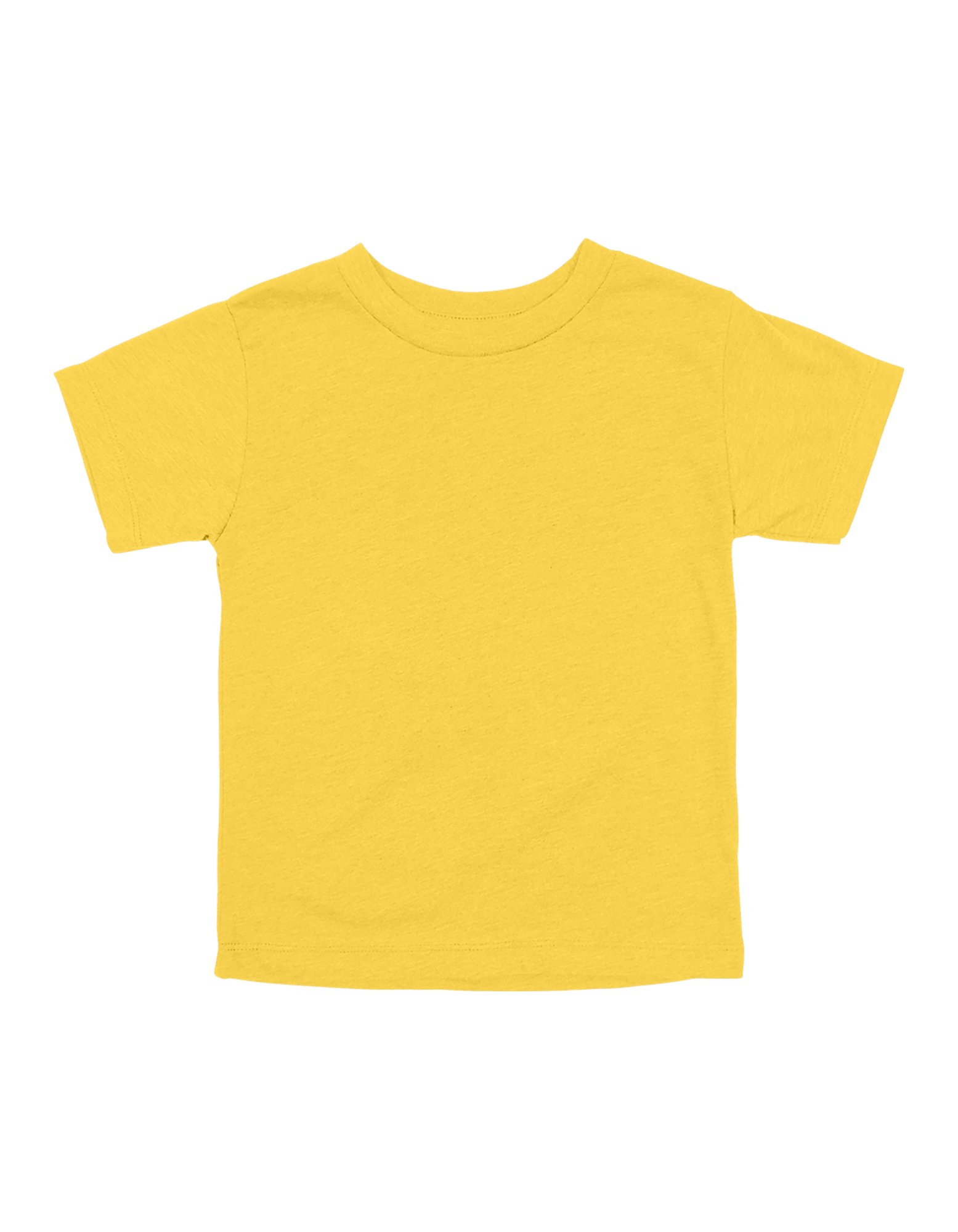 Custom toddler Bella + Canvas jersey T-shirt in Yellow