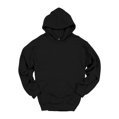 Custom adult Gildan hoodies in assorted colors