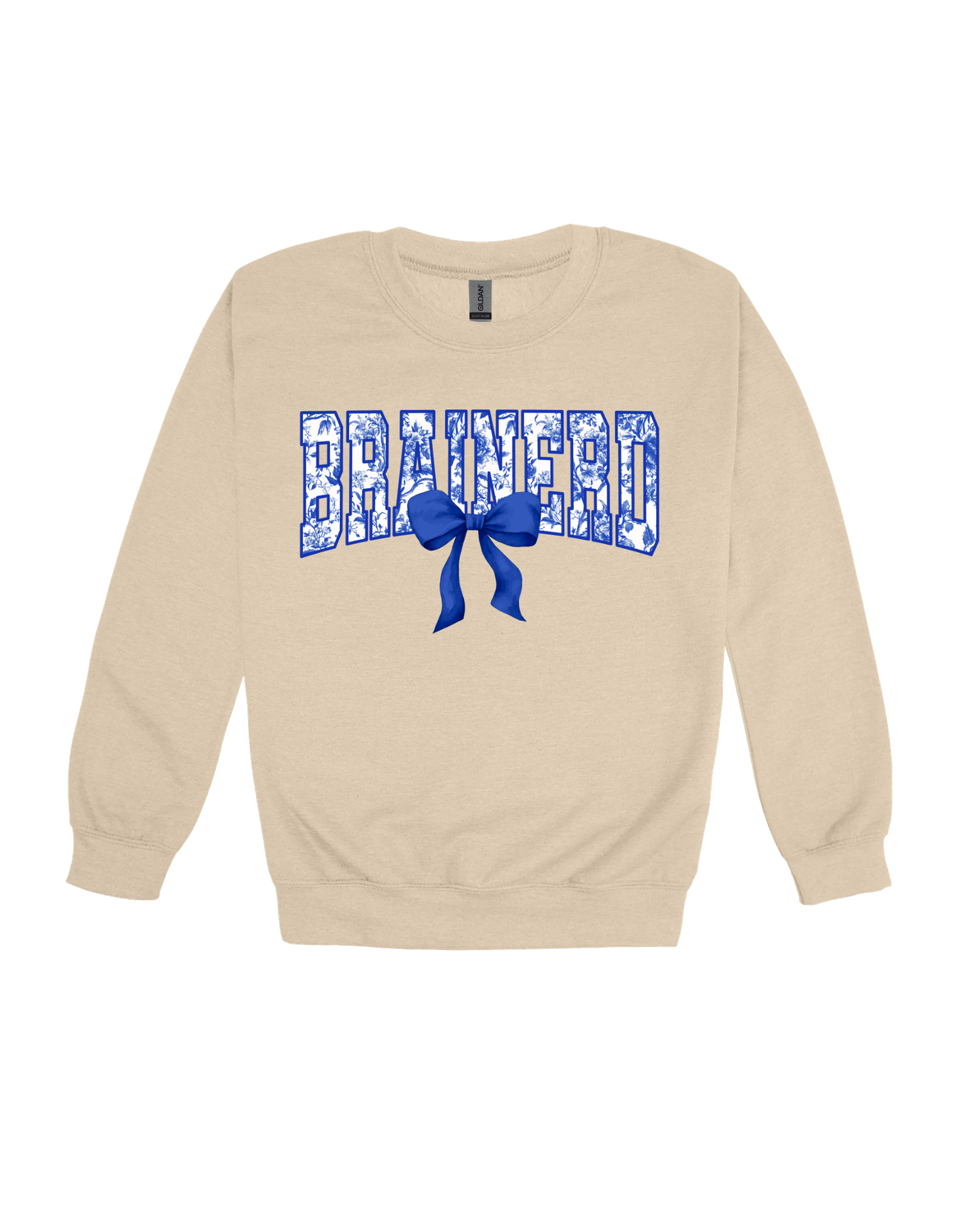 Brainerd floral spirit design on Tan T-shirt, alternate view 2