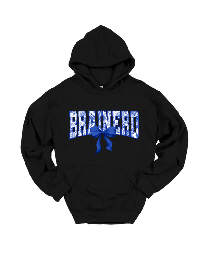 Brainerd floral spirit design on Black hoodie