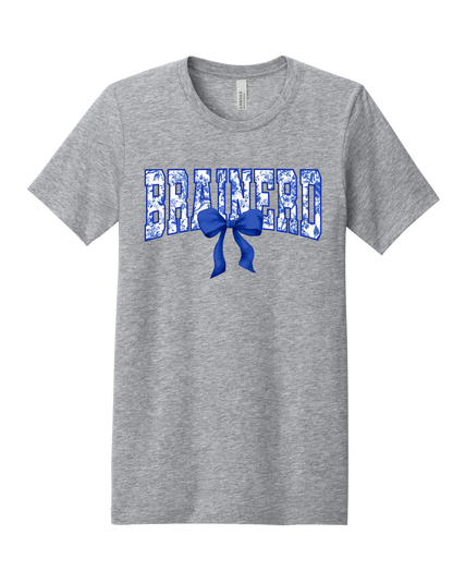 Brainerd floral spirit design on Grey T-shirt
