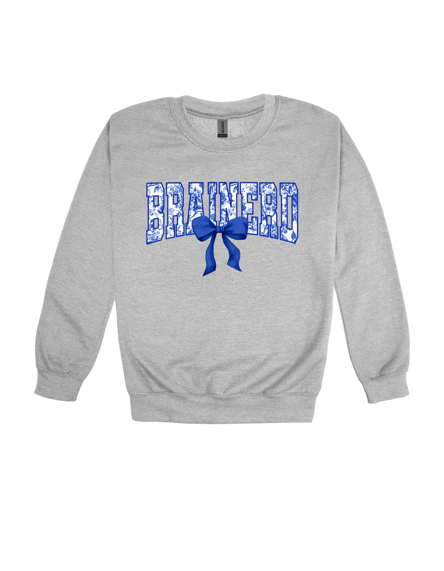 Brainerd floral spirit design on Grey T-shirt, alternate view 2