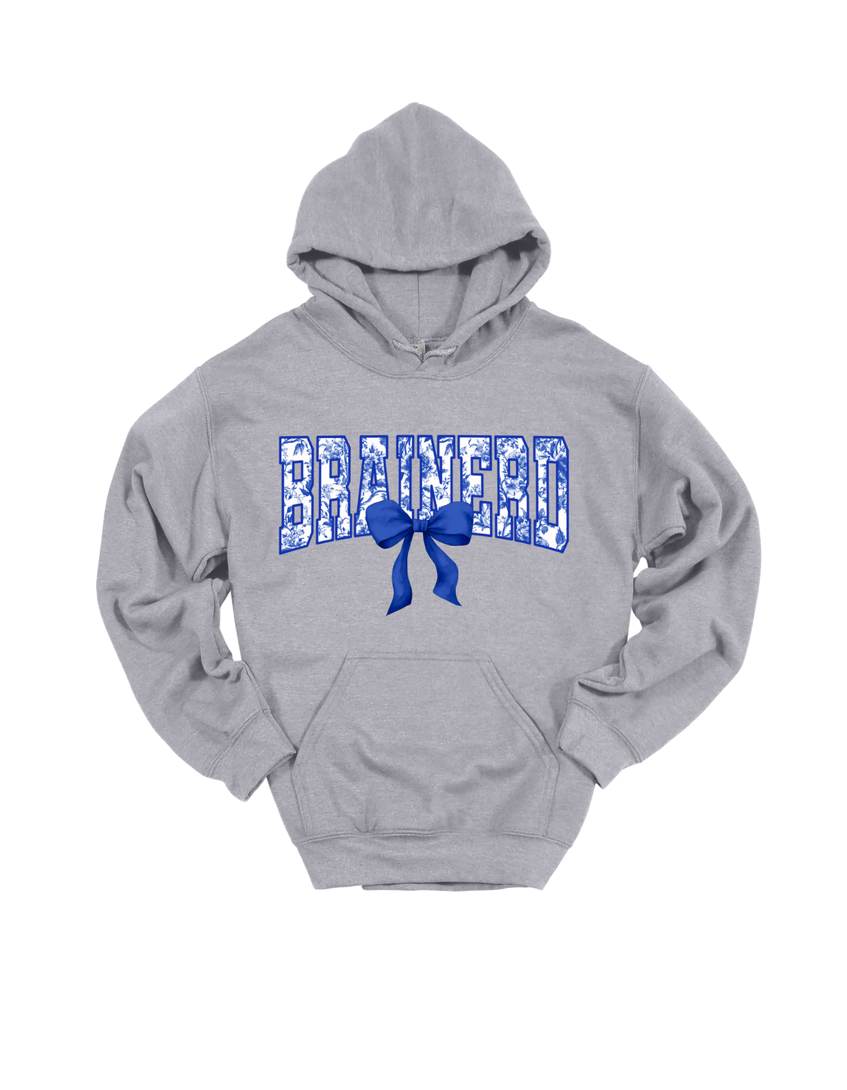 Brainerd floral spirit design on Grey hoodie