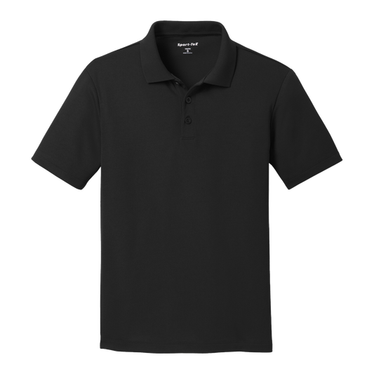 Custom Sport-Tek youth polo in Black